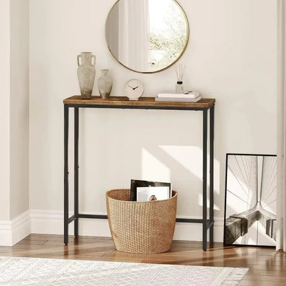 Contemporary Minimalist Iron Art Entrance Table