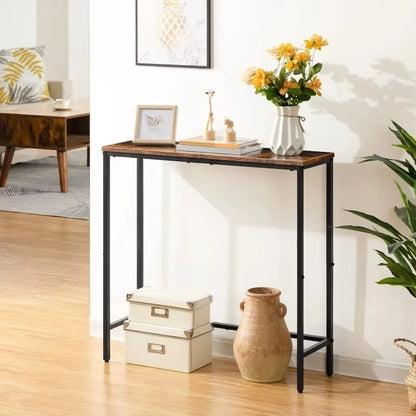 Contemporary Minimalist Iron Art Entrance Table